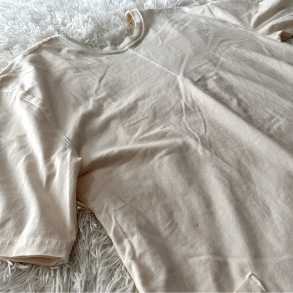 Free People FP Movement Hot Shot Tee Romper Bleached Clay Size S - Picture 7 of 15